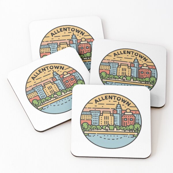 Item preview, Allentown, Pennsylvania | Pixel Art of the city designed and sold by CircinusStore.