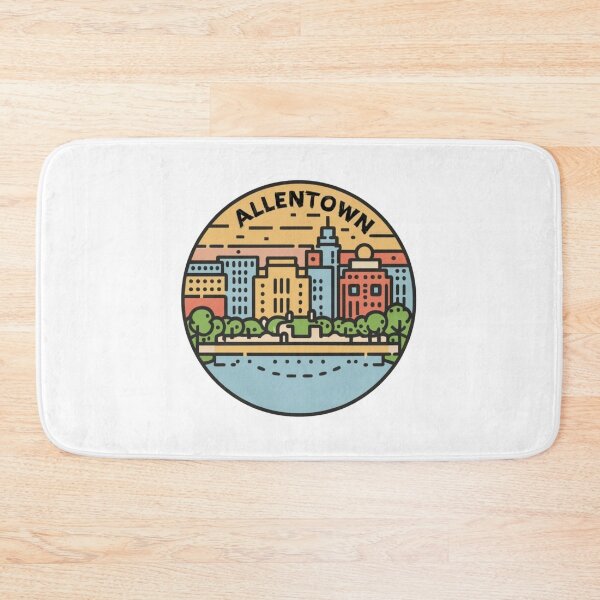 Item preview, Allentown, Pennsylvania | Pixel Art of the city designed and sold by CircinusStore.