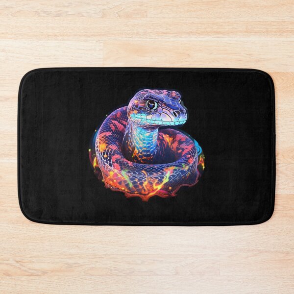 Item preview, A scary neon Anaconda designed and sold by AI-Only Creations.