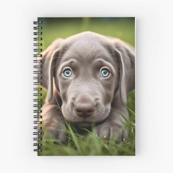 Item preview, Cute and adorable silver grey labrador puppy with blue eyes in nature photography  designed and sold by NBSStore.