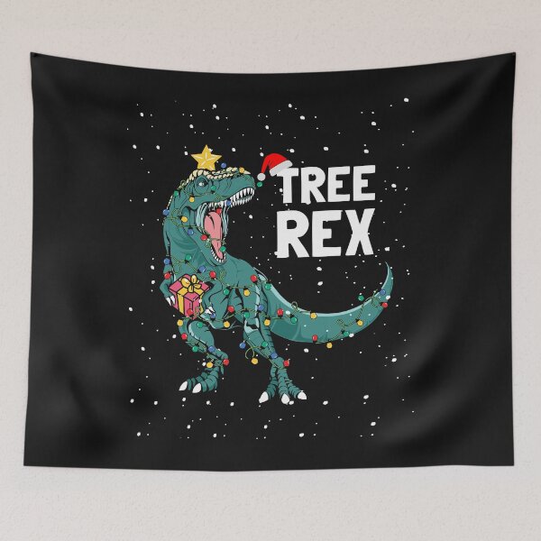 Item preview,  Tree Rex Dinosaur Christmas Light santa hat  designed and sold by Smix Pixels.