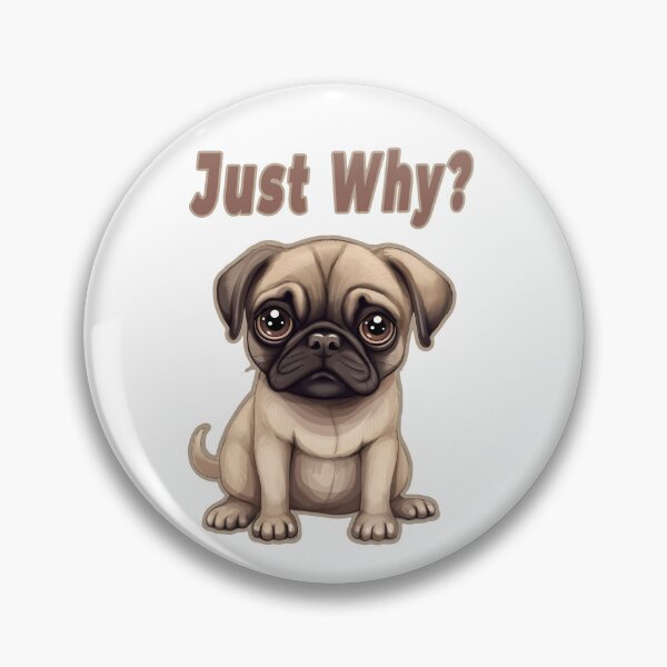 Item preview, Questioning Frenchie | ‘Just Why?’ Serious Face Clip Art designed and sold by FairX.