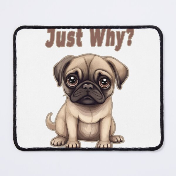Item preview, Questioning Frenchie | ‘Just Why?’ Serious Face Clip Art designed and sold by FairX.