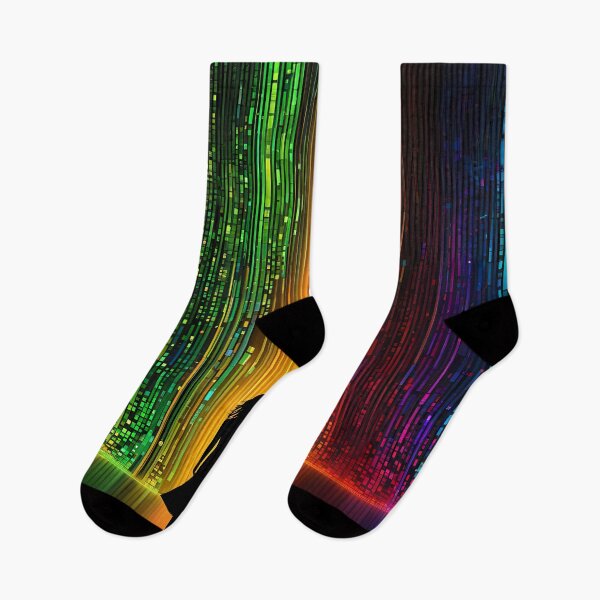 Item preview, Binary Kaleidoscope: The Hypnotic Dance of Colors in the Golden Age of Digital Art designed and sold by Artedig.