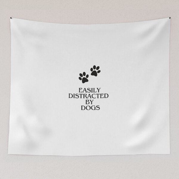 Item preview, Easily Distracted by Dogs - Canine Daydreamer,A Pawsitively Stylish Collection designed and sold by CYGIS STORE.