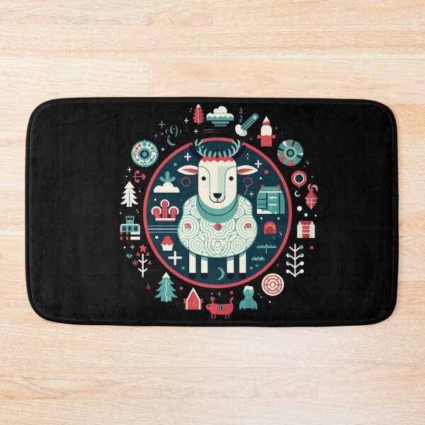 Item preview, Sheep in Ornament, Love Sheeps designed and sold by Logiamerch.