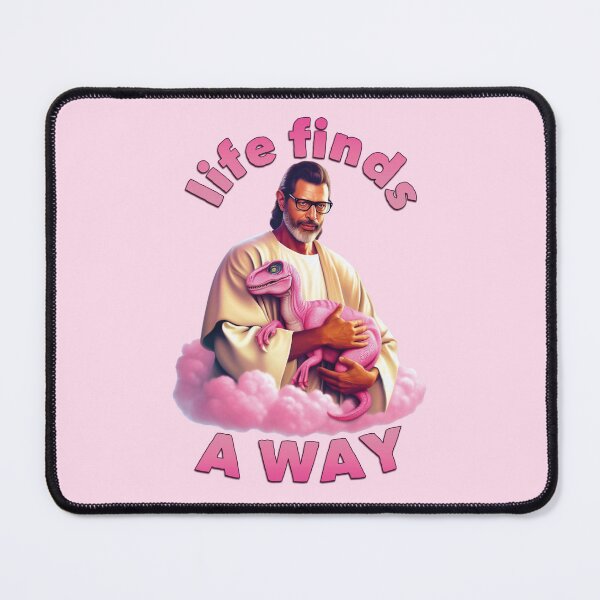 Item preview, Life Finds a Way Pink Raptor Jesus designed and sold by liminalcandy.