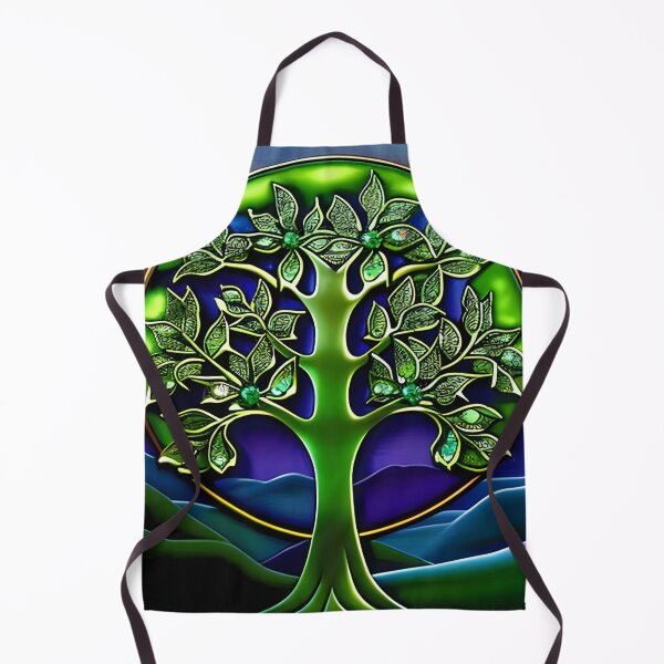Item preview, Stained Glass Tree in the Moonlight designed and sold by DreamyEscapism.