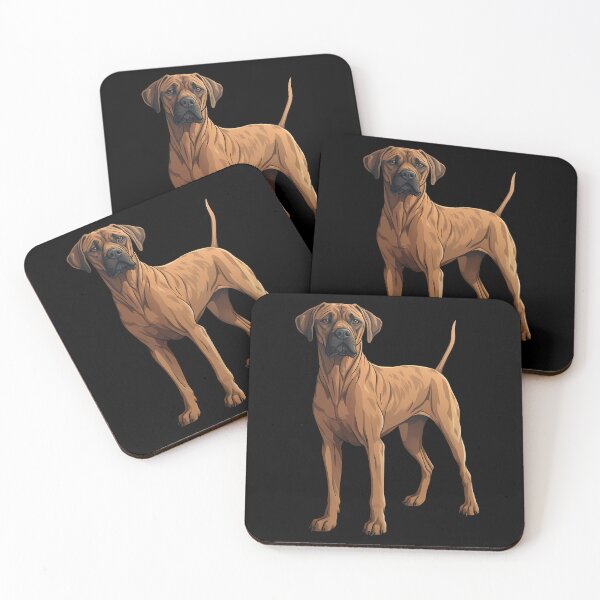 Item preview, Red Wheaten Rhodesian Ridgeback Dog Drawing designed and sold by meganohm.