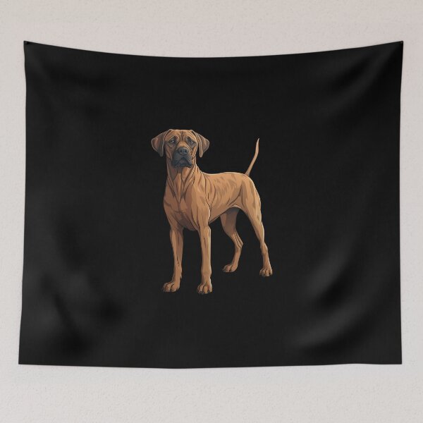 Item preview, Red Wheaten Rhodesian Ridgeback Dog Drawing designed and sold by meganohm.