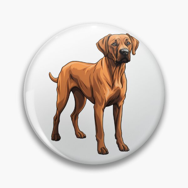 Item preview, Red Rhodesian Ridgeback Dog Drawing designed and sold by meganohm.
