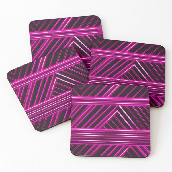 Item preview, Pink Neon Light Abstract Design designed and sold by patterncrow.
