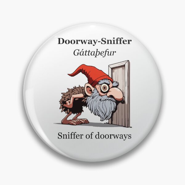 Item preview, The Yule Lads: Doorway-Sniffer (Gáttaþefur) designed and sold by BaldMonkDesigns.