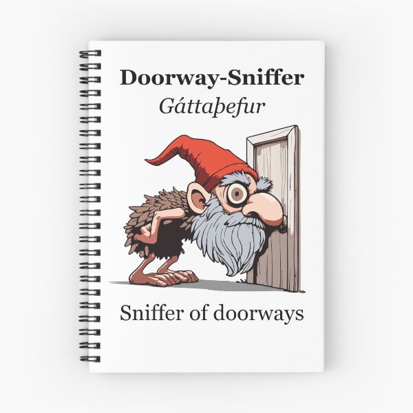 Item preview, The Yule Lads: Doorway-Sniffer (Gáttaþefur) designed and sold by BaldMonkDesigns.