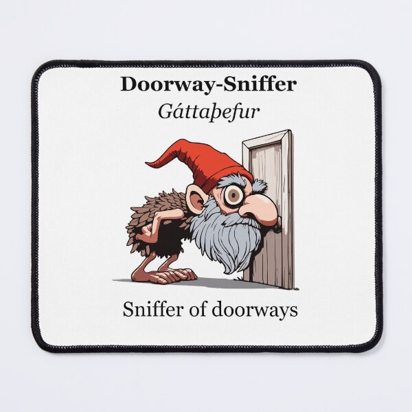 Item preview, The Yule Lads: Doorway-Sniffer (Gáttaþefur) designed and sold by BaldMonkDesigns.