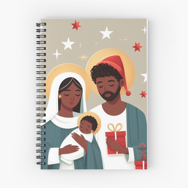 Item preview, Advent Christmas African dark-skinned holy family designed and sold by JaroDesign2023.