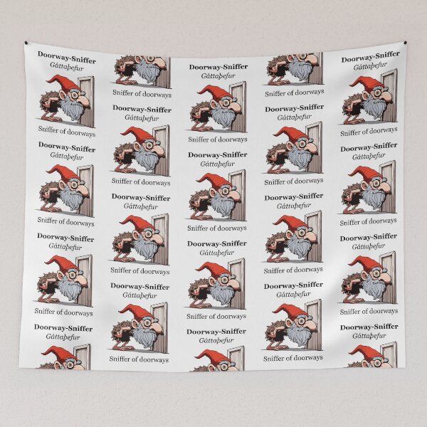 Item preview, The Yule Lads: Doorway-Sniffer (Gáttaþefur) designed and sold by BaldMonkDesigns.