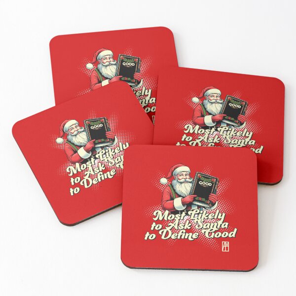 Item preview, Most Likely to Ask Santa to Define Good - Christmas Matching - Happy Xmas designed and sold by ArtProjectShop.