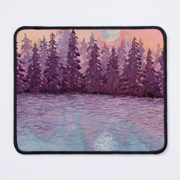 Item preview, Pastel forest sunset  designed and sold by The Little Shop of Stickers.