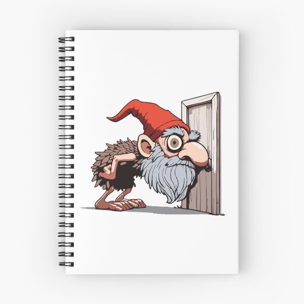 Item preview, The Yule Lads: Doorway-Sniffer (Gáttaþefur) without text designed and sold by BaldMonkDesigns.
