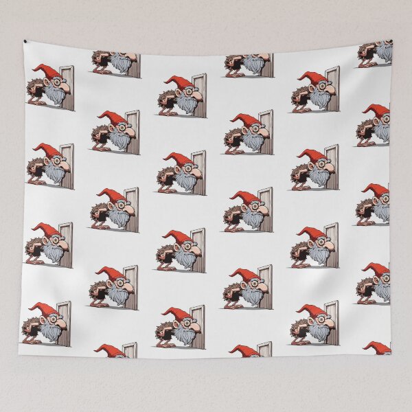 Item preview, The Yule Lads: Doorway-Sniffer (Gáttaþefur) without text designed and sold by BaldMonkDesigns.
