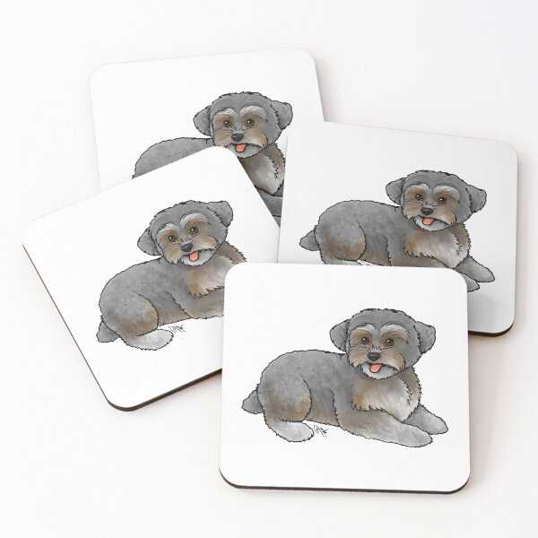 Item preview, Yorkipoo - Grizzle designed and sold by Jennifer Stolzer.