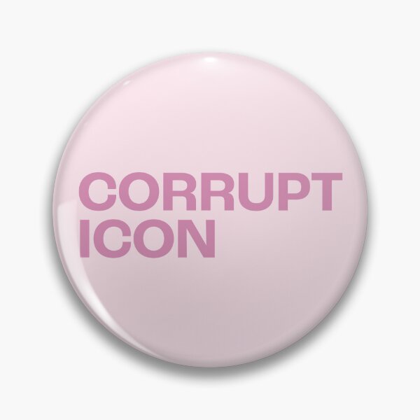 Item preview, Corrupt Icon - Typography Design by International Call Centre designed and sold by Artwork by Daniel Adams.