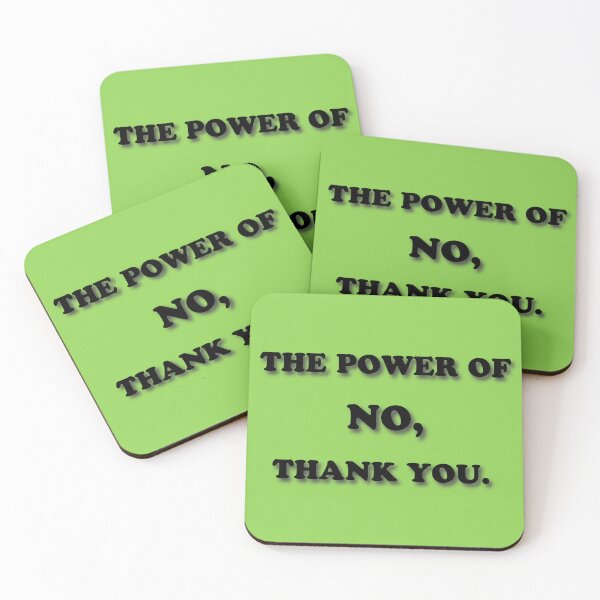 Item preview, (BF) The power of no, thank you. designed and sold by greatvibes4u.