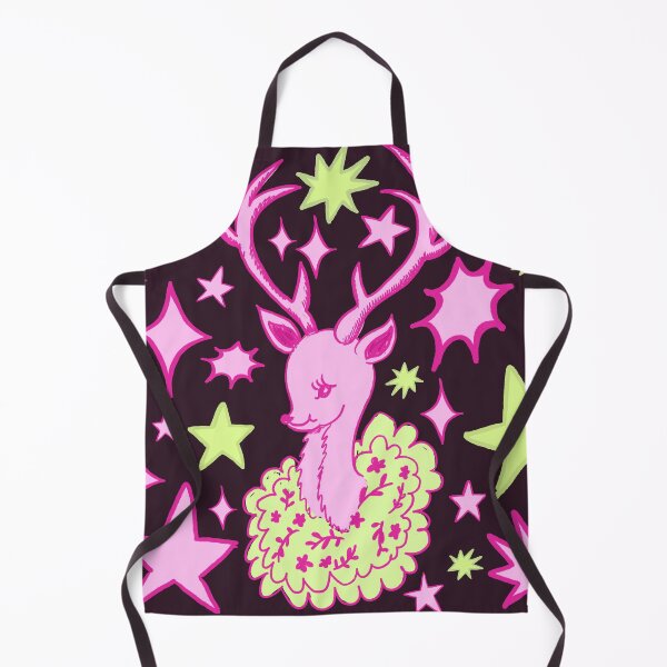 Item preview, Retro Deer, Pink Green Black designed and sold by Daydreamer Alley.