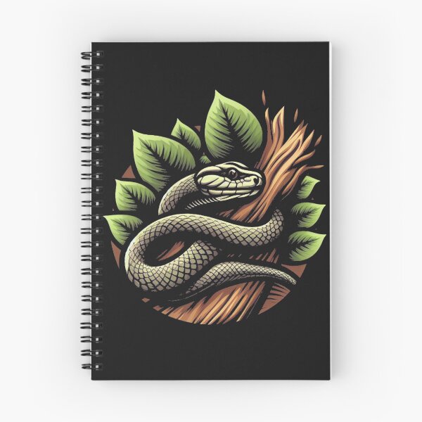 Item preview,  snake on a leaf designed and sold by MiroArtAbstra.