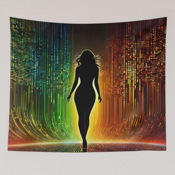 Item preview, Coded Colors: The Art of Weaving Visual Stories with Binary Code designed and sold by Artedig.