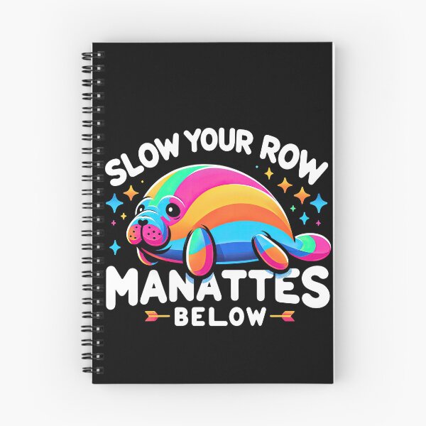 Item preview, Slow Your Row Manatees Below designed and sold by SandbarTees.