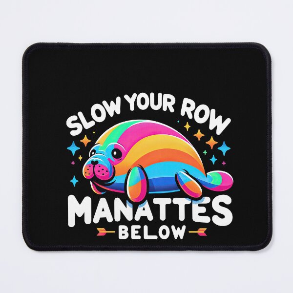 Item preview, Slow Your Row Manatees Below designed and sold by SandbarTees.