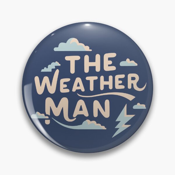 Item preview, The Weather Man Bold Lightning Design designed and sold by SubtleSplit.