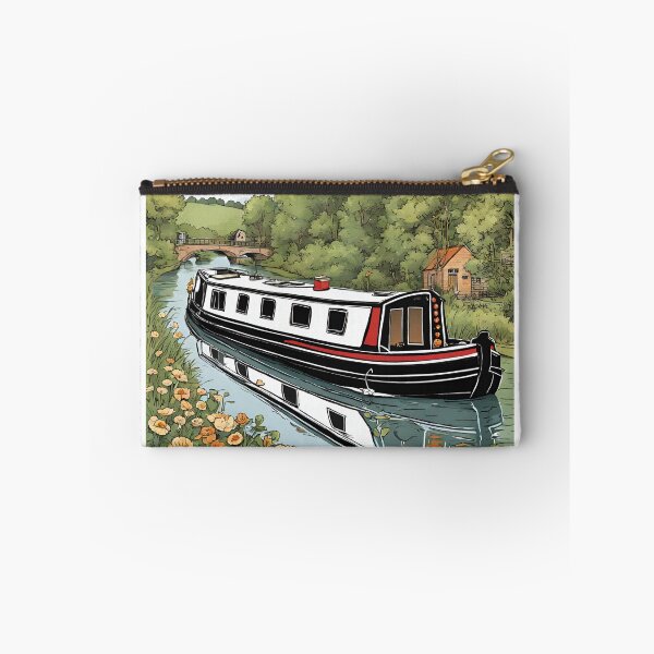Item preview, Narrowboat just passed under a bridge designed and sold by canal-arts.