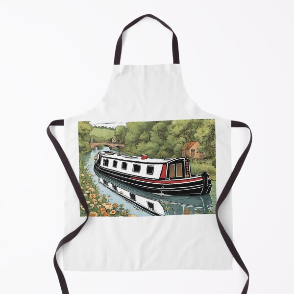Item preview, Narrowboat just passed under a bridge designed and sold by canal-arts.