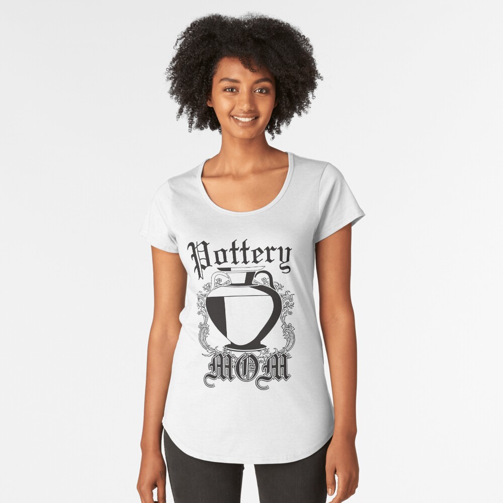 Pottery Mom Premium Scoop T-Shirt
