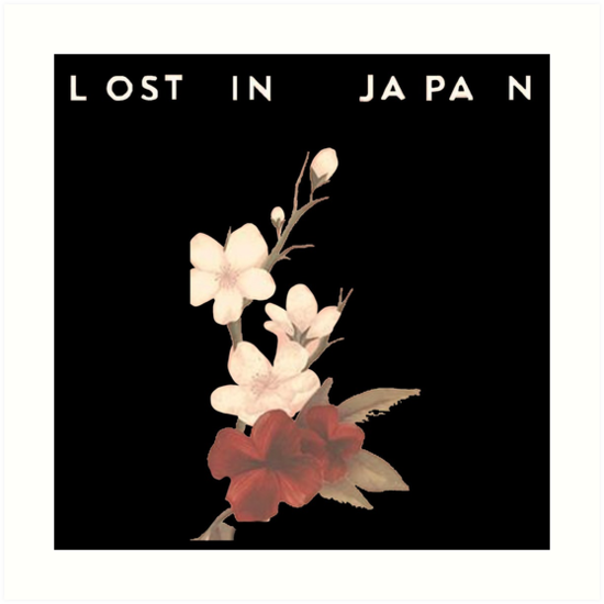 Lost In Japan Shawn Mendes Art Print By Jackaustin Redbubble