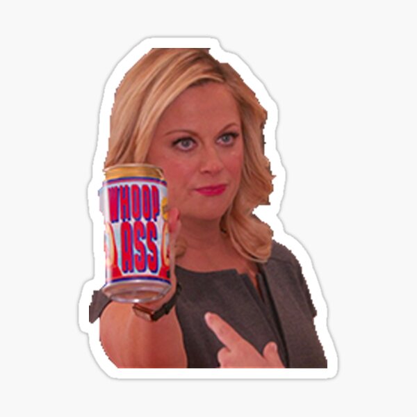 Item preview, leslie knope with a can of whoop ass designed and sold by estl.