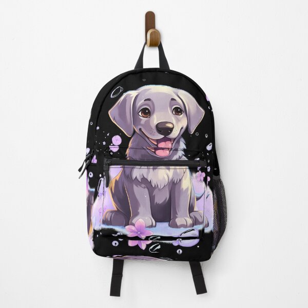 Item preview, Cute Silver Grey Labrador Retriever Puppy Illustration designed and sold by NBSStore.