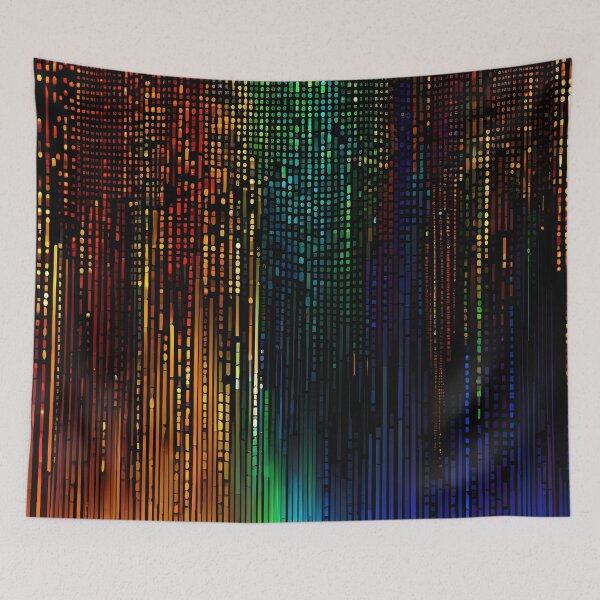 Item preview, Code and Color: The Perfect Synthesis of Digital Creativity in Binary designed and sold by Artedig.