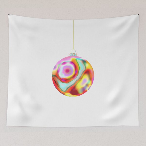 Item preview, Happy Merry Christmas Ball Digital Painting designed and sold by ViewerEqualsPhoton.