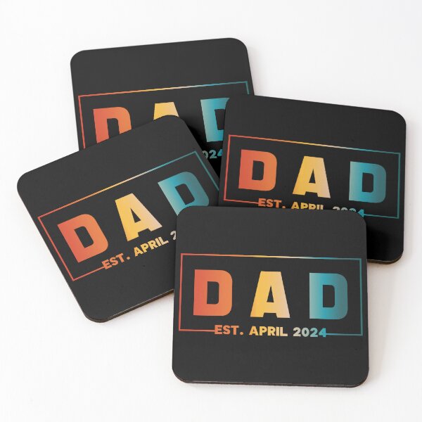 Item preview, Dad Est April 2024 Vintage To Be New Daddy Father's Day designed and sold by jaggyboy.