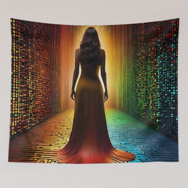Item preview, The Binary that Paints: How the Code Becomes a Paintbrush in Modern Art designed and sold by Artedig.