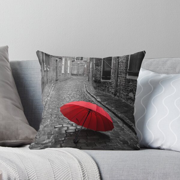 Item preview, Red Umbrella Old Town Empty designed and sold by Stefans-Bilder.