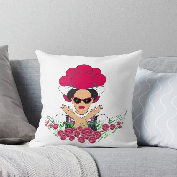 Item preview, Black Forest Girl with Cool Glasses and Tradtional Hat 'Bollenhut' designed and sold by elyou-designs.
