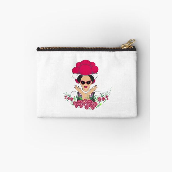 Item preview, Black Forest Girl with Cool Glasses and Tradtional Hat 'Bollenhut' designed and sold by elyou-designs.