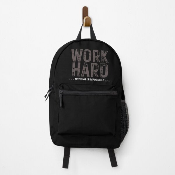 Item preview, Work Hard Nothing Is Impossible designed and sold by Tags-Design.