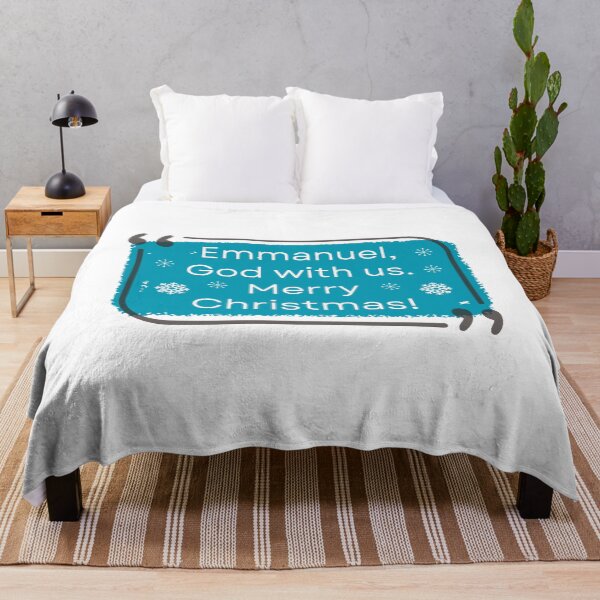 Item preview, Emmanuel, God with us. Merry Christmas. Spiritual and motivational message to increase faith designed and sold by TheVirtualSpace.