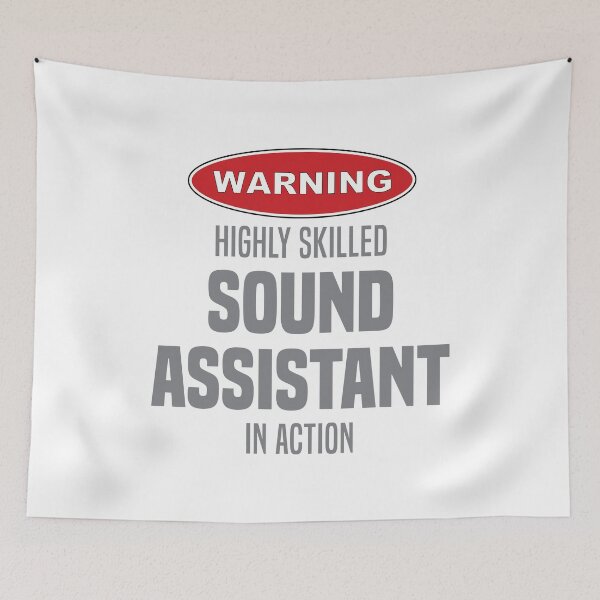 Item preview, Highly Skilled Sound Assistant in Action designed and sold by NermilioDesigns.